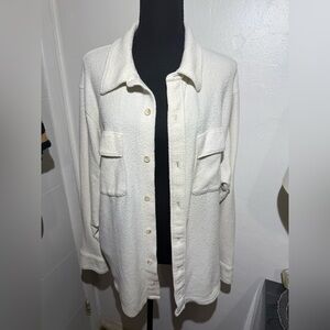 PINK Victoria's Secret Cream Utility Jacket